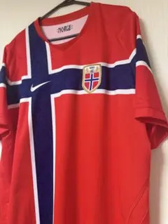⭐︎レア⭐︎NIKE ノルウェー代表 番号無サッカーユニフォームL 正規品 ⭐︎レア⭐︎NIKE ノルウェー代表 番号無サッカーユニフォームL 正規品