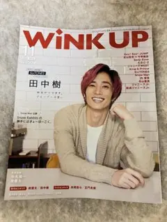 WINKUP(ウインクアップ)2020年11月号 田中樹表紙