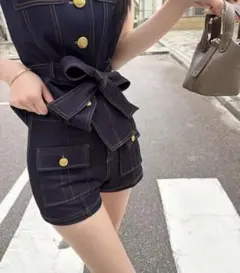 glance tokyoGold BuckleSetupショートパンツ