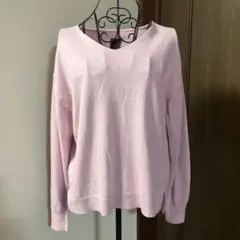 週末セール　any FAM カシミアブレンドピンクニット