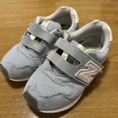 New Balance 313 キッズスニーカー グレー ベルクロ式 18センチ