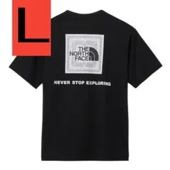新品　Lサイズ 　ノースフェイス 半袖Tシャツバンダナ　 ブラック