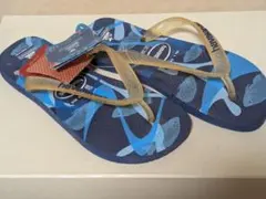 havaianas 魚デザイン ビーチサンダル USA 5/6