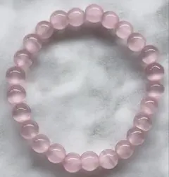 彩*花様 セレスタイト ピンク 染め 天然石 ブレスレット パワーストーン