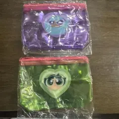 パワーパフガールズ マチ付きクリアポーチ バターカップ ブリス パワパフ セット