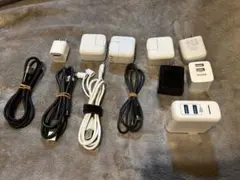 充電器とケーブルセット 10点