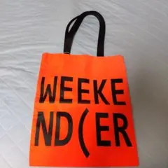 WKD/ER WEEKENDER トートバッグ オレンジのサムネイル