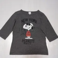 120★SHIPSシップスキッズ★ピーナッツコラボ！スヌーピープリントＴシャツ★