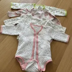 ベビー肌着 4着セット 長袖 動物柄