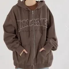 ジュメロ jumelle pigment hoodieブラウン - メルカリ