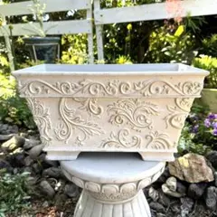 プランター 樹脂鉢 合成樹脂 鉢 植木鉢 ホワイト ガーデニング雑貨 花寄せ植え