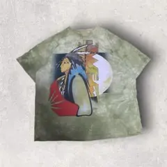 90s The Mountain アートプリント Tシャツ XL インディアン