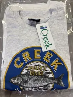 creek anglers device ロンT フィッシングシャツ M Amazon.co.jp: Creek Angler's Device Tシャツ グレー Mサイズ