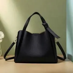 ハンドバッグ 2WAY 高見え レザー ショルダーバッグ 通勤 通学 おしゃれ