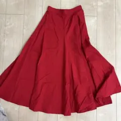 NORMA KAMALI レッド フレアスカートのサムネイル