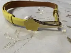 MARY QUANT デイジー 伸縮可能ベルト イエローのサムネイル