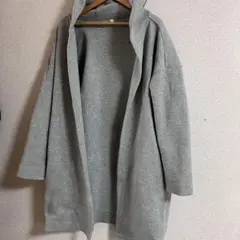 MUJI☆グレー M-L カーディガン