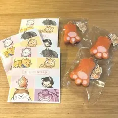 ディズニーキャラクター シークレットストラップ おてて ディズニーキャット