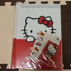 ハローキティ クリアファイル＆シール&ノート&ポチ袋セット 未使用