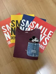 ♦︎デニム＆ダンガリー♦︎ミッキーコラボトレーナー　size 130