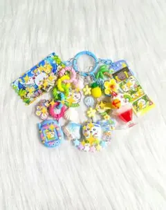 じゃらじゃらキーホルダー ジャラキー キーホルダー　島　海　ミニストラップ