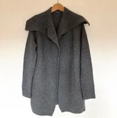 【極美品】 Vince グレー ニット　ロング　カーディガン 長袖のサムネイル