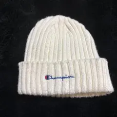 Champion ホワイトニット帽