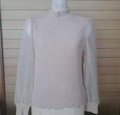 GRL シアー袖カットソー