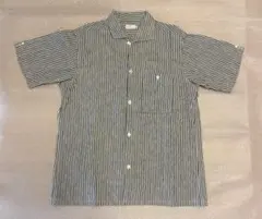 美品 Warehouse ウェアハウス ストライプ オープンカラー シャツ 40