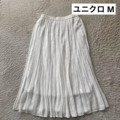 ユニクロ❤️シフォンプリーツスカート