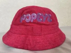 popeye バケットハット　ベルハット　サウナハット　珍品　長谷川昭雄　A.H