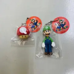 スーパーマリオ ルイージ キノコ キーホルダー