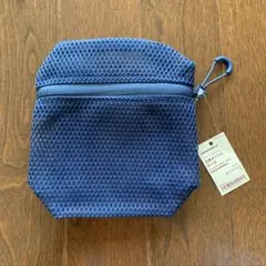無印　立体メッシュケース　S ネイビー