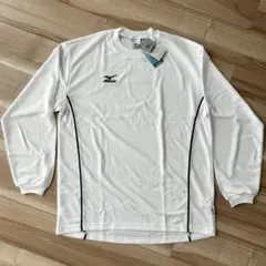 Mizuno 長袖 ホワイト Tシャツ 新品 545P-01001