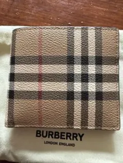 【美品】BURBERRY 二つ折り財布 ノバチェック メンズ レディース