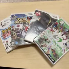 Wii ゲームソフト 4本セット