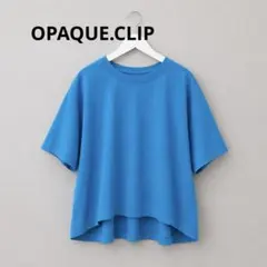 OPAQUE.CLIP クロップドバックシャンTシャツ　レディースのサムネイル
