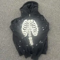 WISH FOR EVER 骸骨 パーカー
