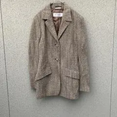 2785【スポーツマックス】40♡ヘリンボーン テーラードジャケット イタリア製