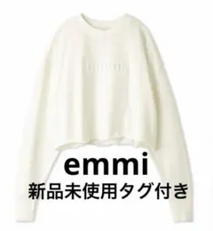 emmi ロゴスウェットプルオーバー トレーナー 新品未使用のサムネイル