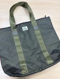 【美品】Daily russet デイリーラシット ビッグトートバッグ カーキのサムネイル