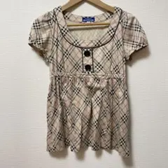 BURBERRY BLUE LABEL ノバチェックトップスフレア 38 Y2K - メルカリ