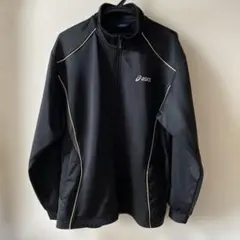 asics 黒 ジャージ上のみ