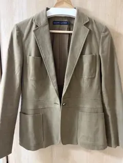 ベージュ テーラードジャケット