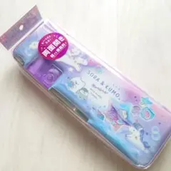 SORA & KUMO ソフトペンケース 両面開き 筆箱　女の子クーリアのサムネイル