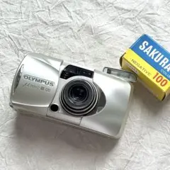 ⌘完動品！ 電池付き、作例あり！ OLYMPUS μ Ⅲ 120⌘のサムネイル