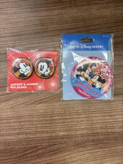 ディズニー　缶バッジ