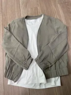 B.C STOCK(SIMPLICITE) カーキ ブルゾン　ジャケットのサムネイル