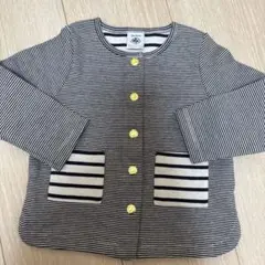 PETIT BATEAU ボーダーカーディガン