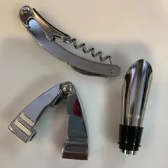 Folli Follie ソムリエナイフなど　ワインツール 3点セット